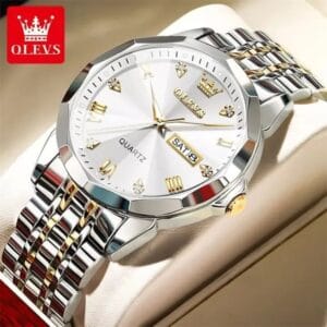 Olevs 9931 - Silver Gold & White