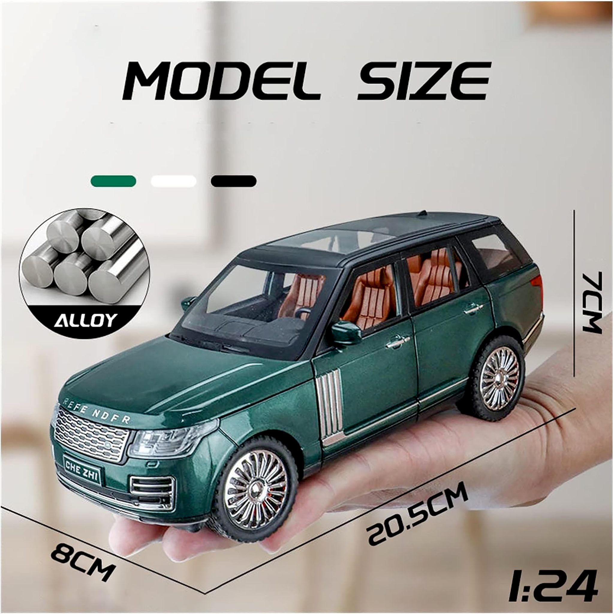 Scale Range Rover Alloy Car Model Light Sound. - Image 2